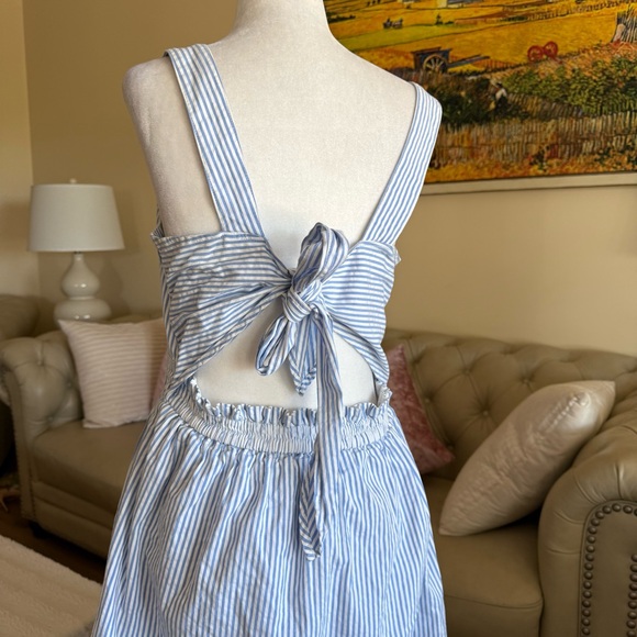 J. Crew Blue and White Striped Dress - Picture 5 of 7
